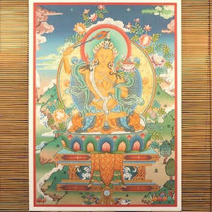 Manjushri, Poster, Thangka