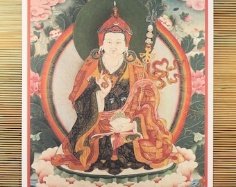 Padmasambhava, Guru Rinpoche, Thangka tibetano