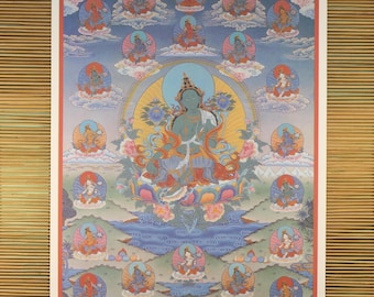 Ventuno Thangka tibetani di Tara