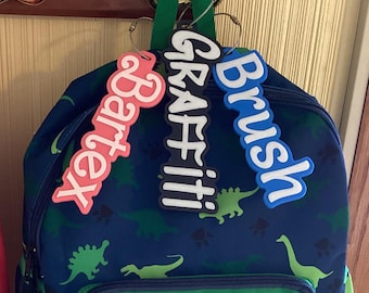 XL Name Tag – Large Custom 3D Printed Backpack & Luggage Tag