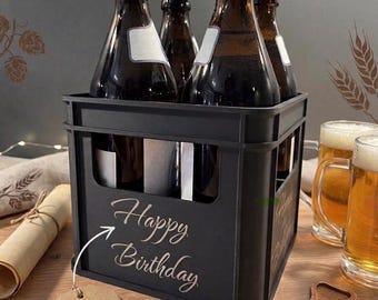 Männerhandtasche I Bierträger | Geschenk für Männer I Geburtstag | Mitbringsel | Kreative Verpackung Biergeschenk