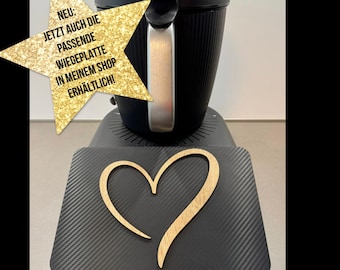 Thermomix TM7 Displayabdeckung Displayschutz Cover Herz