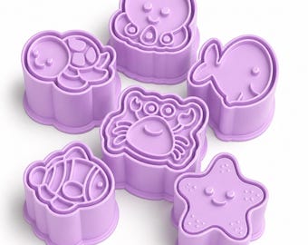 Sea Animal Brigadeiro Stamp | Fondant Embosser | Cookie Stamp | Sold Individually or Set | Ejetores Fundo do Mar