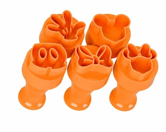 Brigadeiro Stamp Set | Fondant & Chocolate Mold Press | Carimbos Mikey and Minnie | Brazilian Sweets Decorating Tool | 5-Piece Kit