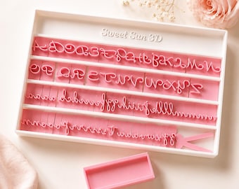 Custom Alphabet Stamp Kit | Cookie and Fondant Name Embosser | Clay, Crafts & Personalized Treats Tool
