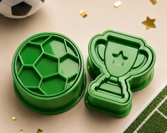 Set of 2 Soccer Brigadeiro Ejector Mold | 3D Printed Football Candy Tool | 2 Ejetores Futebol