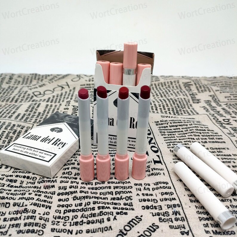 Lana Del Rey Cigarrette Lipstick,cigarette Box Lipsticks Set,cigarette