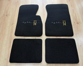 For Ford Galaxie 500 Floor Mat Mats Coal Black set of 4 1964-68