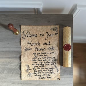 Arte caligráfico personalizado para la decoración de un nuevo hogar: regalo de inauguración de la casa personalizado - Primavera