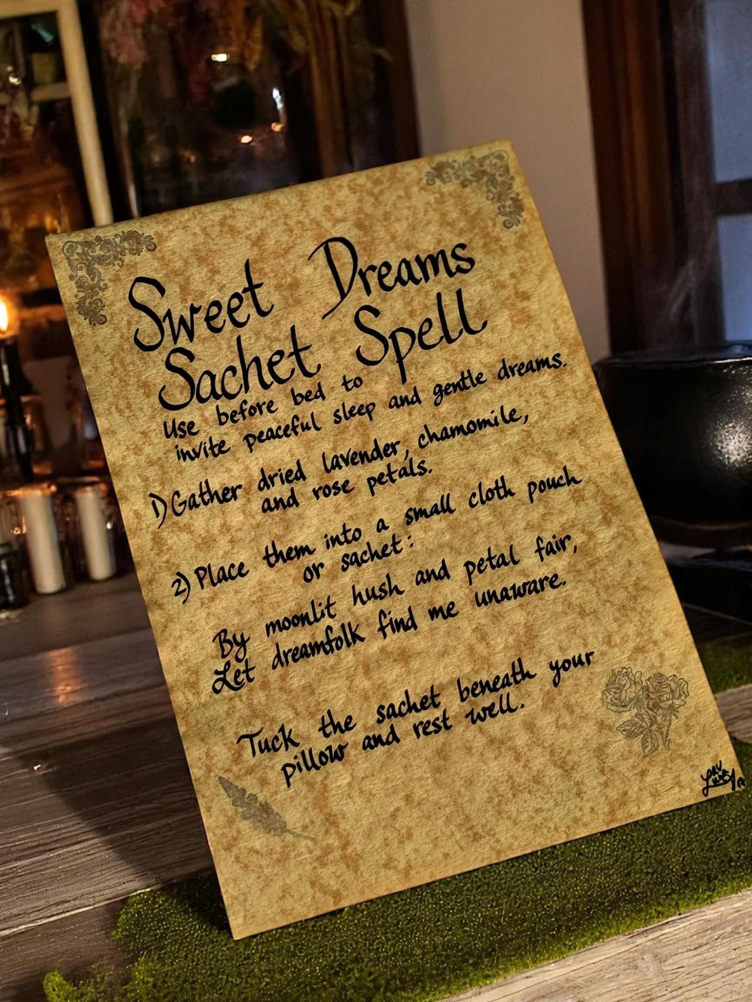 Spell Styl Parchment-style Printable Spell Pages: Faux Grimoire Inserts ...