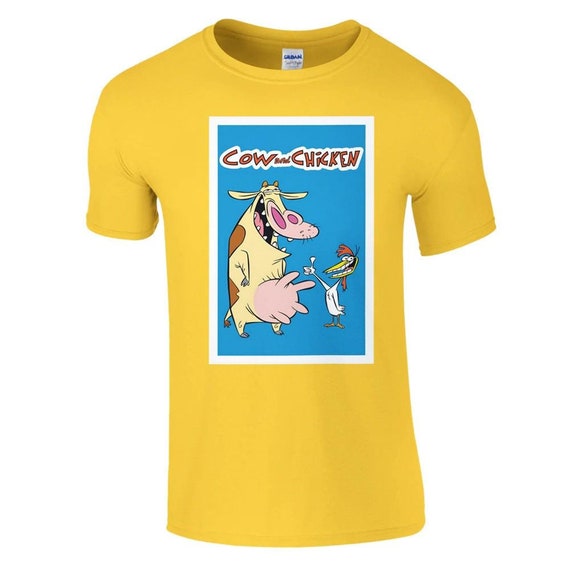 90s COW and CHICKEN アニメ ムービー Tシャツ カートゥーン Cow and Chicken | 90's Animated Series T-shirt | Cartoon