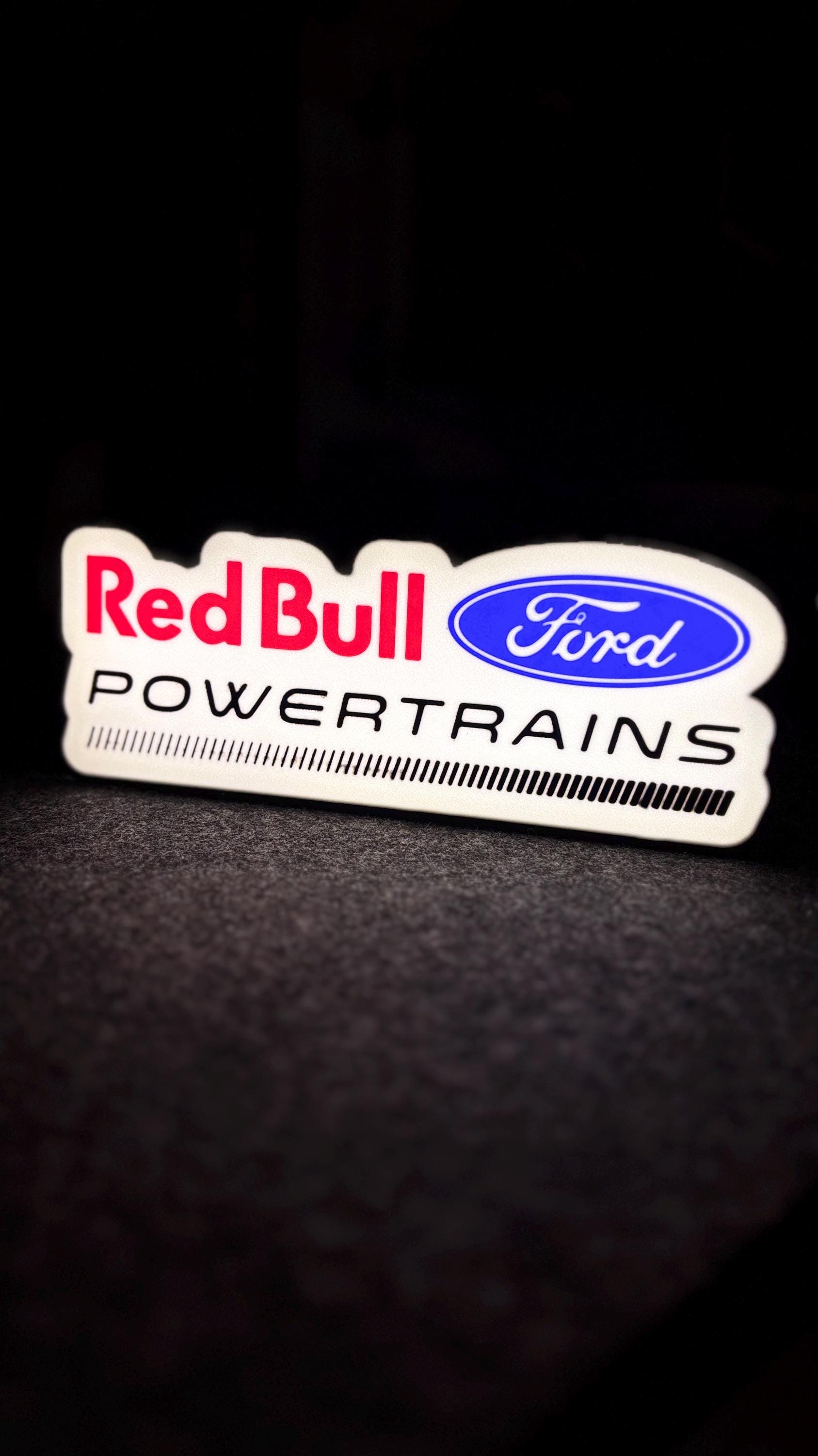Red Bull ロゴ看板 Ford Red Bull Logo Lightbox - Etsy Norway