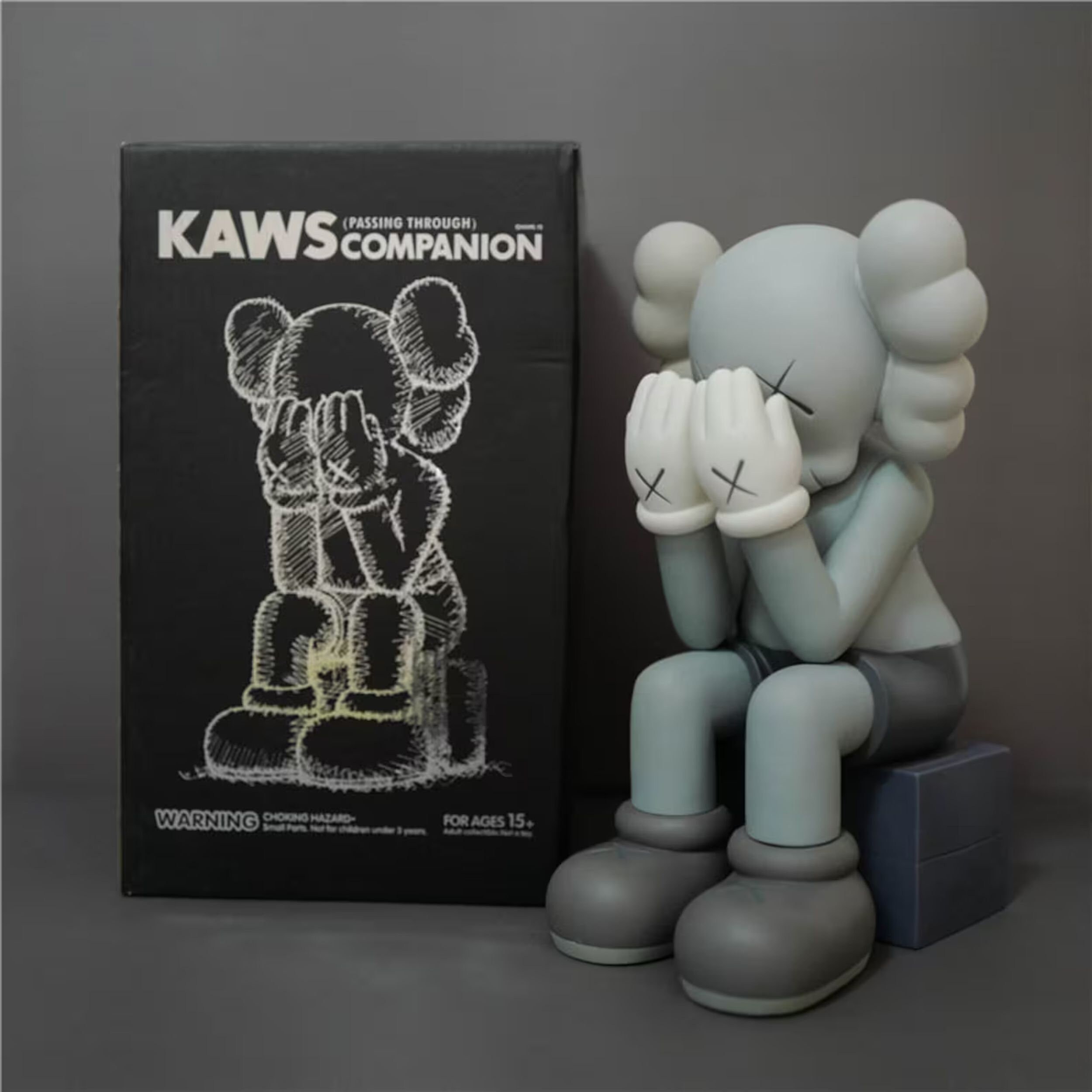 KAWS Bearbrick Themed Stickers Decal Set Of 4, Hype Sneaker Collab Bear  Brick