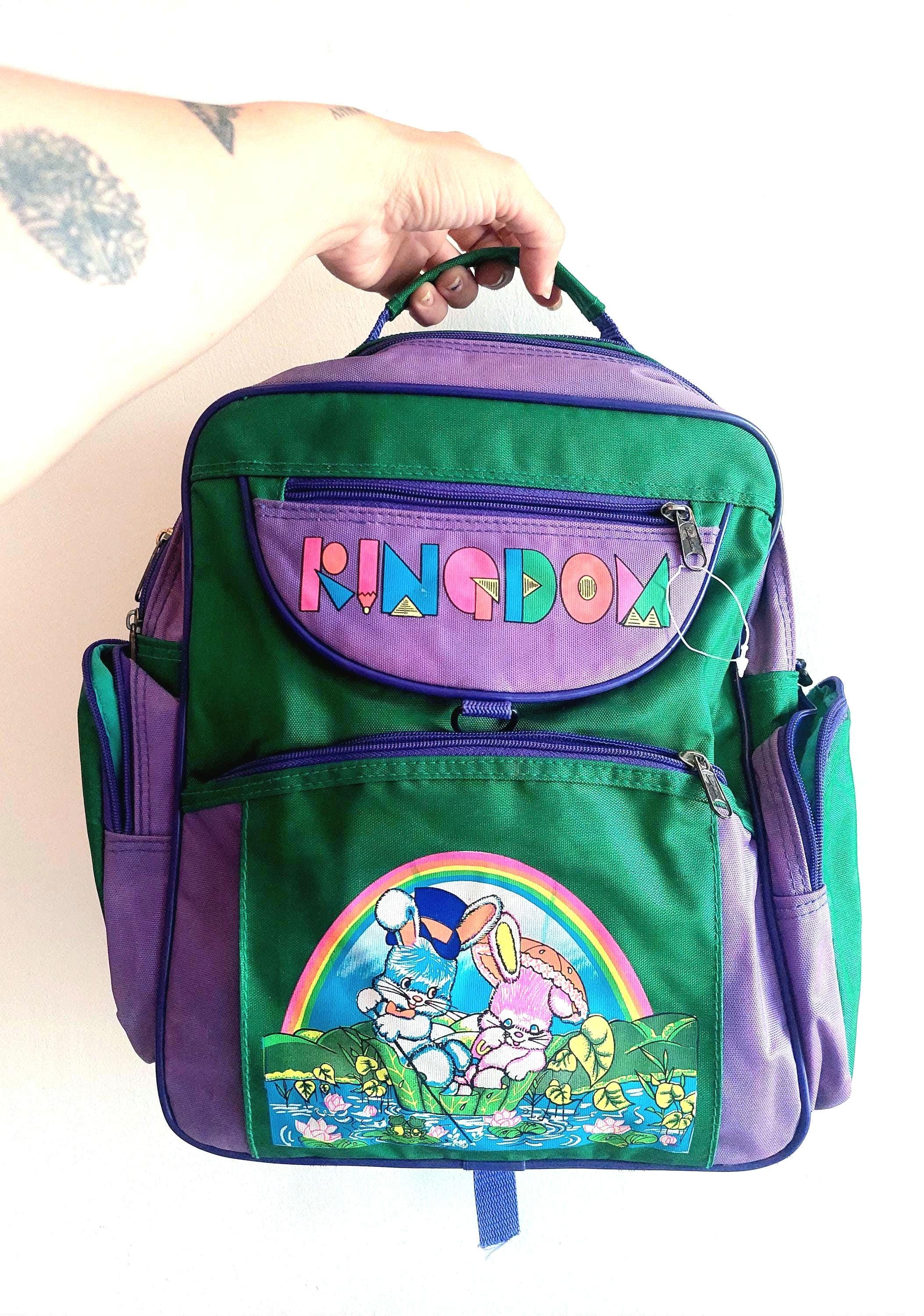 90s Purple Backpack - Etsy Finland display picture 3