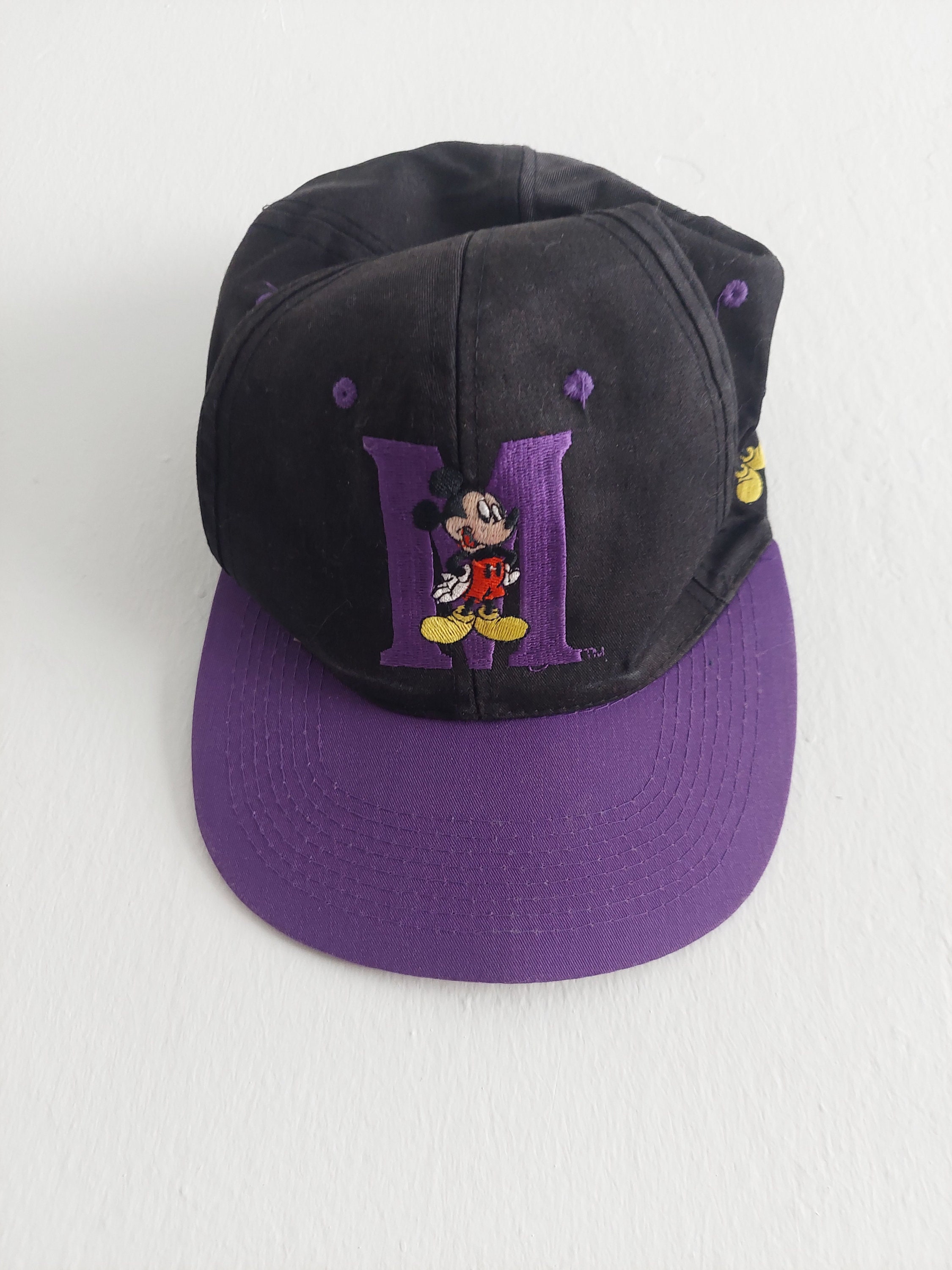 Vintage Disney Mickey Mouse Embroidered Cap - Teal and Purple PHOTOS: New Mickey and Minnie Mouse Teacup Hat Spins into  main image 3