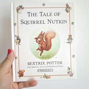 The Tale of Squirrel Nutkin By Beatrix Potter | Rare Kids Hardcover Book | Picture Book | Rare | Collectible