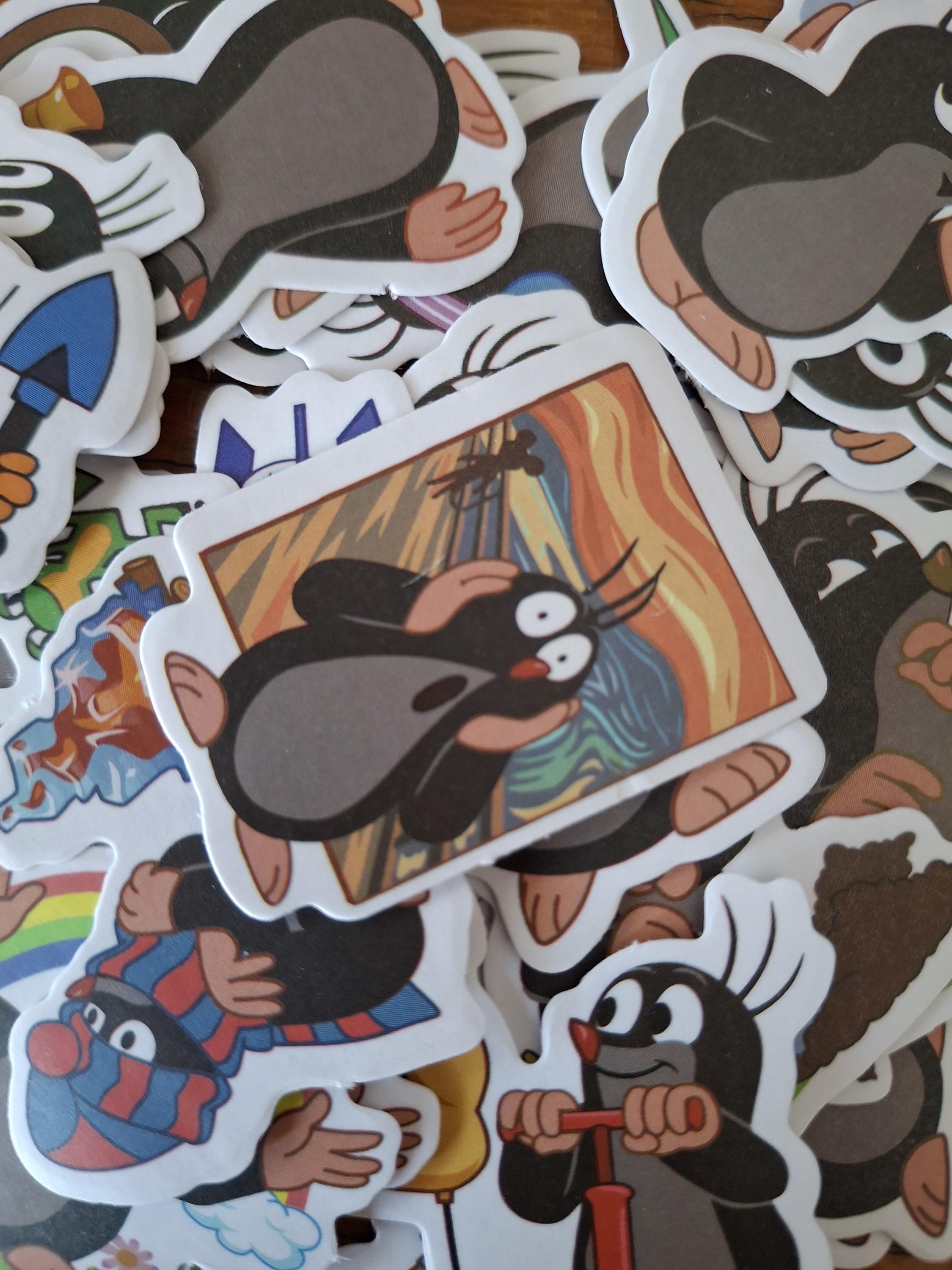 The Little Mole Sticker Decal – 10x14cm, German Animal Motif, Unbranded, Made In Germany