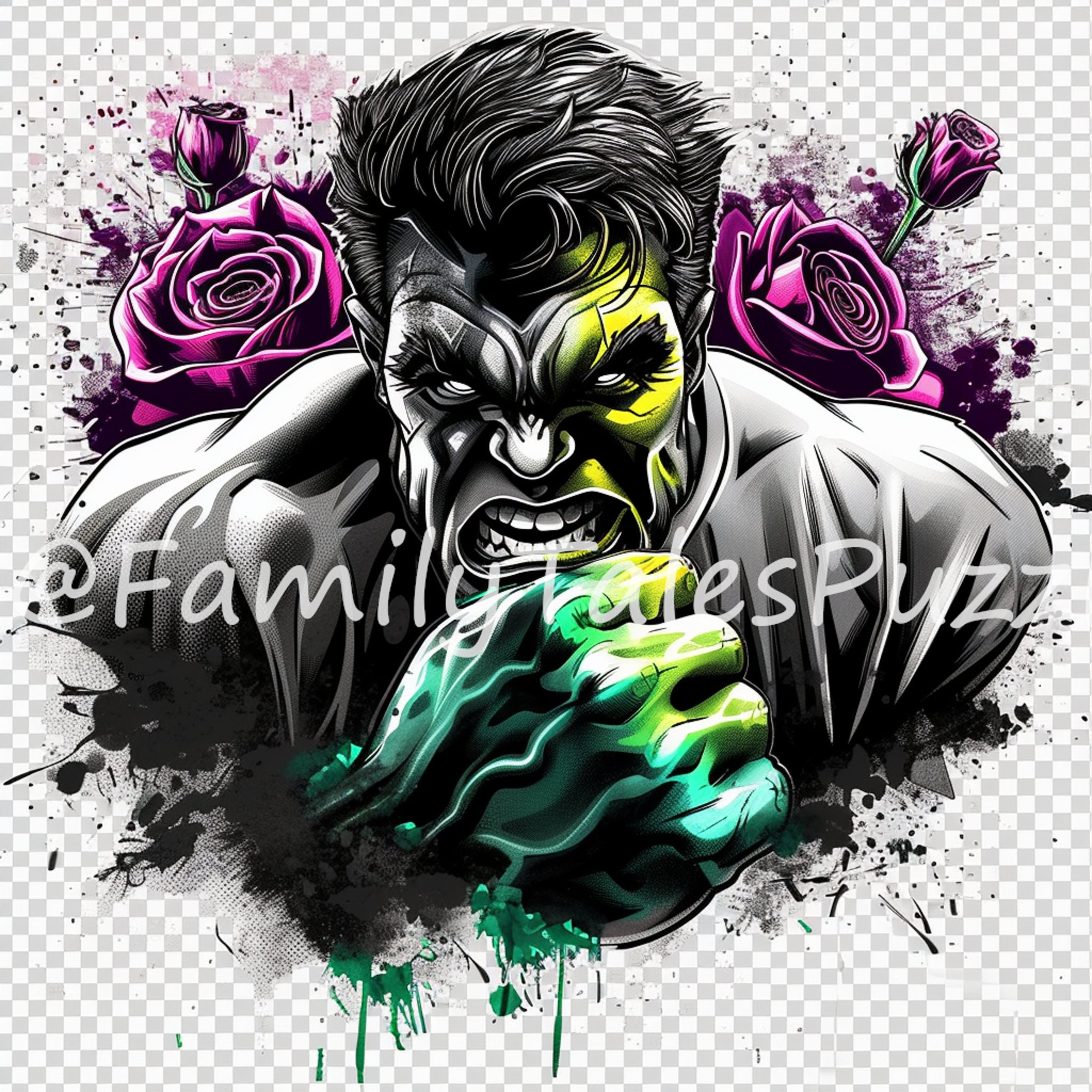 Hulk Pattern Print The Hulk Watercolor Png,the Hulk Tumbler Design Png,digital Download ...