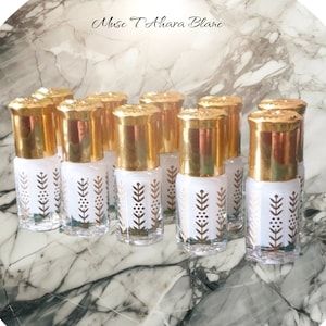 Musc Tahara white bottles