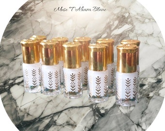 Weiße Tahara Musk-Flaschen