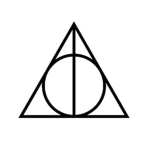 Deathly hallows print