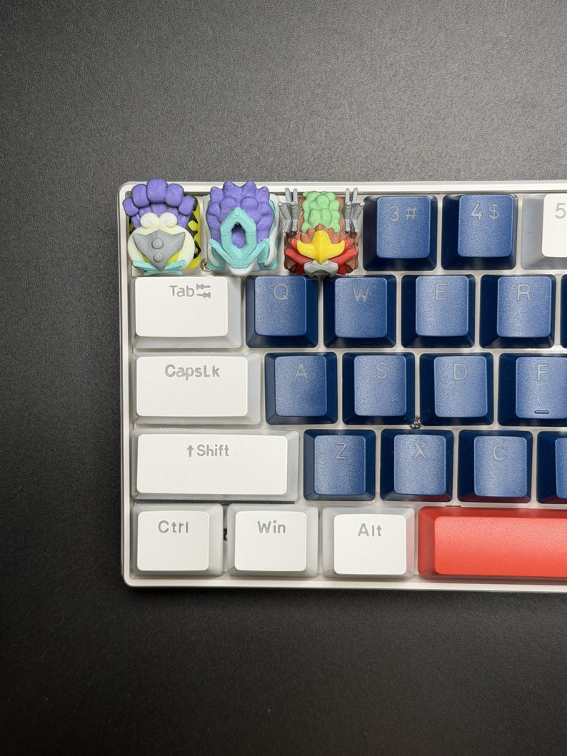 Handmade Inspired By Anime Keycaps for Cherry MX - Custom Artisan - Perfect Anime Fan Gift image 4