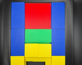 Klotski Sliding Puzzle | Classic Sliding Block Brain Teaser | Famous Logic Puzzle | STEM Strategy Game for Adults