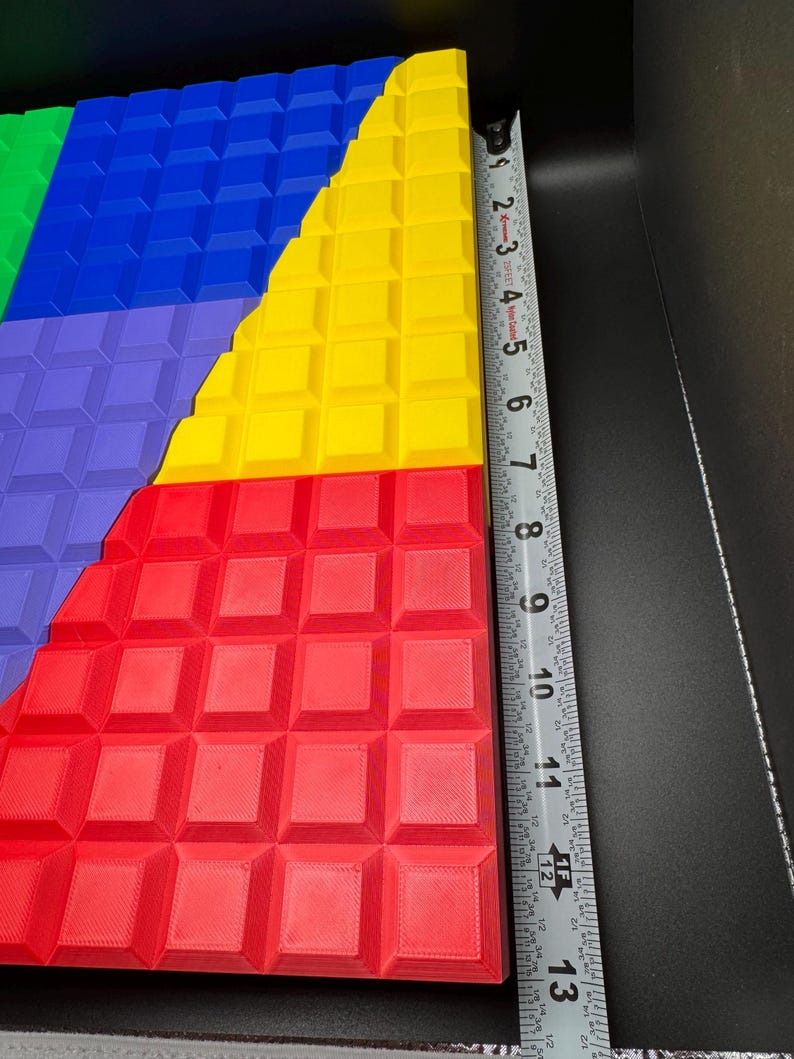 Puzzle Paradox 64+64=130 - Optical Illusion Puzzle for STEM Learning, High Quality 3D Printed Toy for All Ages image 4