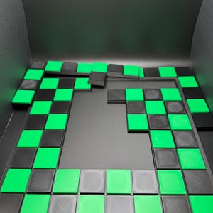 Checkerboard Dissection Puzzle by Sam Loyd - 3D Printed Classic 1914 Brain Teaser Gift for Puzzle Lovers image 2