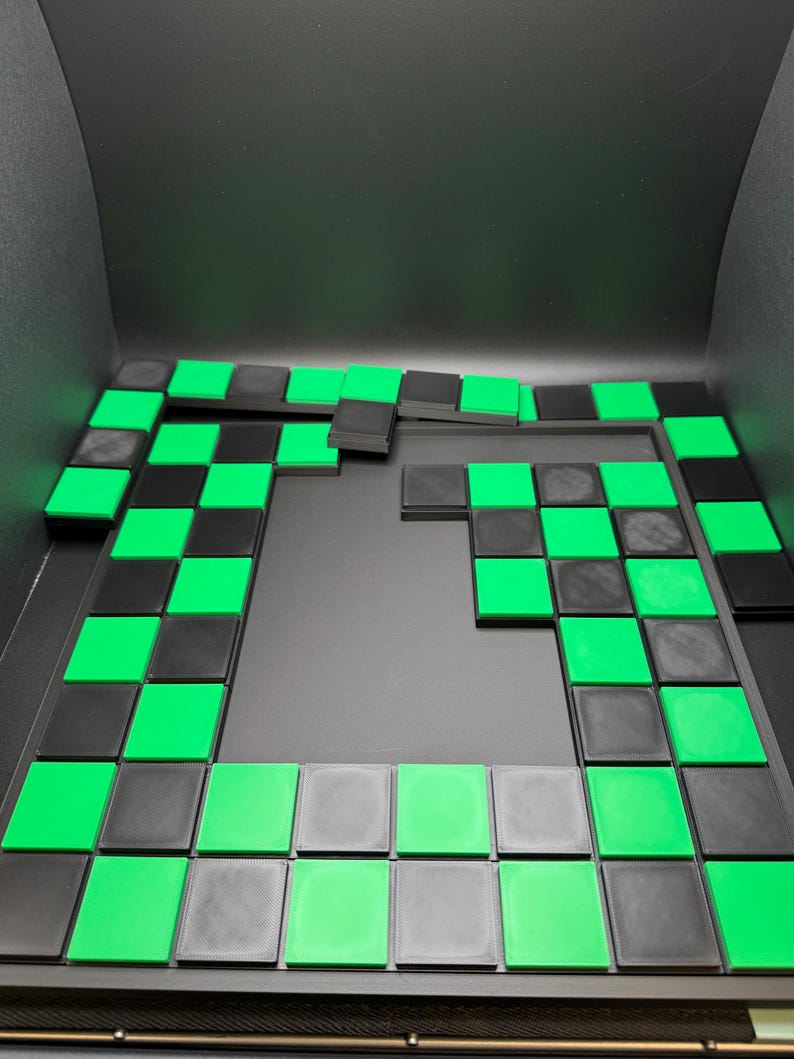 Checkerboard Dissection Puzzle by Sam Loyd - 3D Printed Classic 1914 Brain Teaser Gift for Puzzle Lovers image 2
