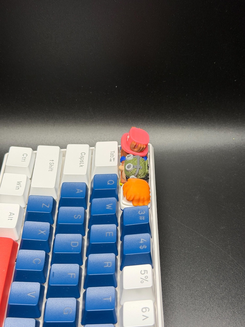 Handmade Inspired By Anime Keycaps - Usopp, Nami, Chopper for Cherry MX - Custom Artisan - Perfect Anime Fan Gift image 5