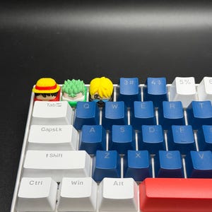Teclas de anime hechas a mano - Mono, Sanji para Cherry MX - Personalizadas - Regalo perfecto para fans del anime imagen 3