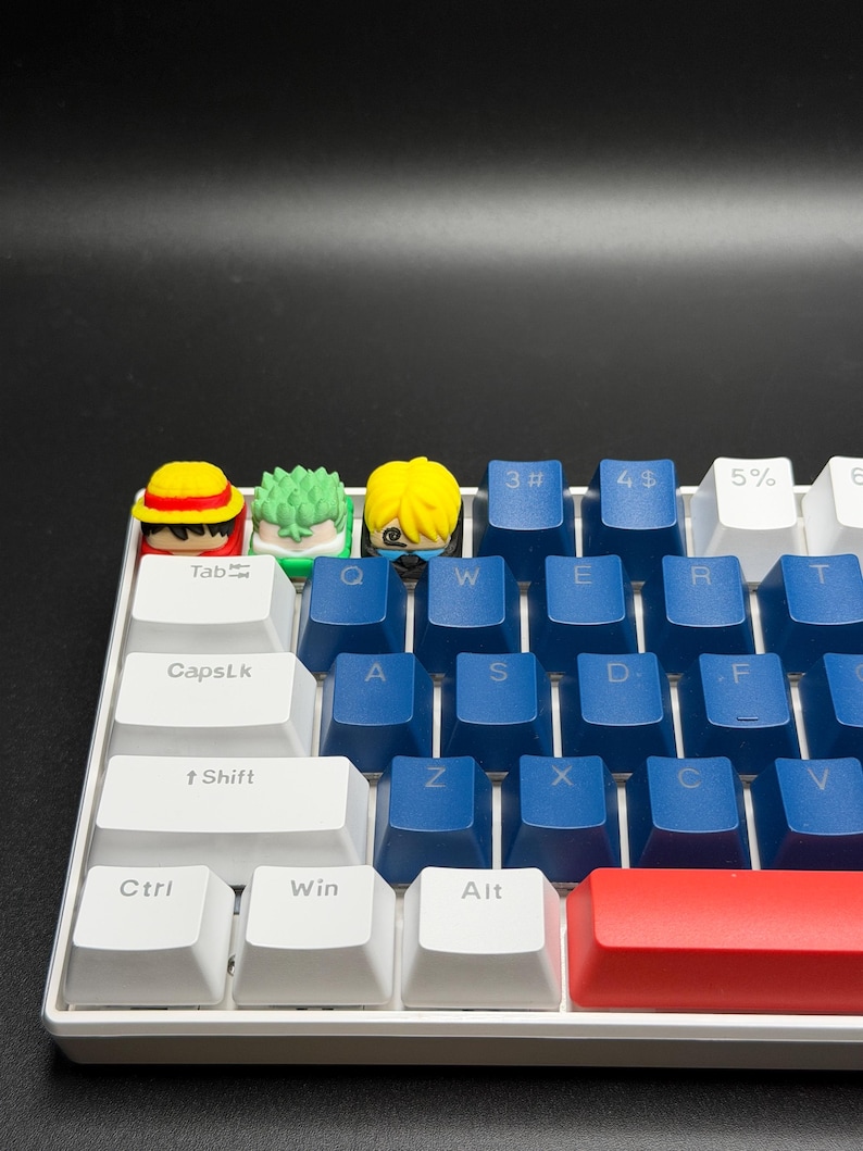 Teclas de anime hechas a mano - Mono, Sanji para Cherry MX - Personalizadas - Regalo perfecto para fans del anime imagen 3