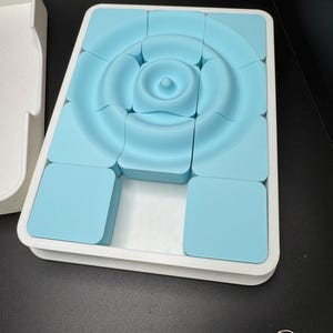 Ripple Sliding Puzzle - Endless Fun for All Ages, Perfect Gift for Puzzle Lovers, Move the Raindrop to the Center
