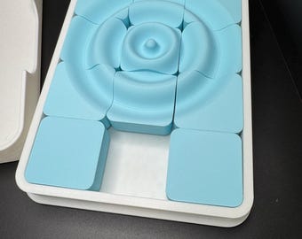 Rimpelschuifpuzzel - eindeloos plezier voor alle leeftijden, perfect cadeau voor puzzelliefhebbers, verplaats de regendruppel naar het midden