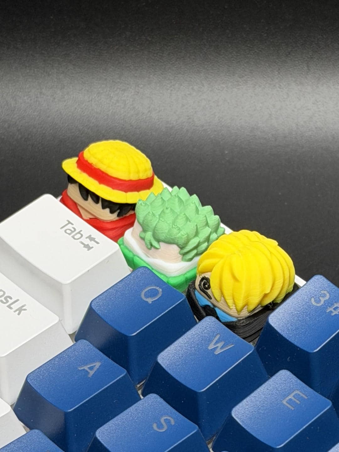 Handmade Anime Keycaps - Monkey, Sanji for Cherry MX - Custom