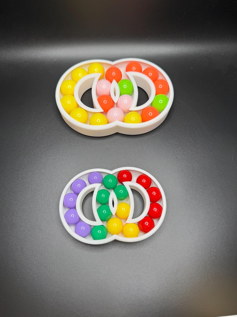 Hungarian Rings Puzzle Game – Devil’s Circles Marble Brain Teaser, Color Matching Logic Toy for Adults & Kids image 5