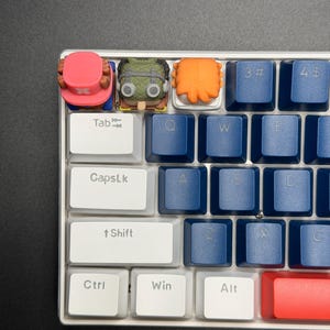Handmade Inspired By Anime Keycaps - Usopp, Nami, Chopper for Cherry MX - Custom Artisan - Perfect Anime Fan Gift image 4
