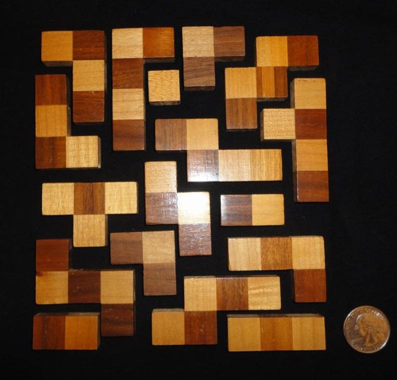 Baffel Puzzle - Eine Schachbrett-Dissektion - Moderne Neuauflage eines Klassikers - Denksportaufgabe für jedes Alter - Spaß & herausforderndes Denkspiel Bild 11