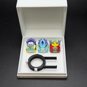 Handmade Inspired By Anime Keycaps for Cherry MX - Custom Artisan - Perfect Anime Fan Gift 3 Key Caps
