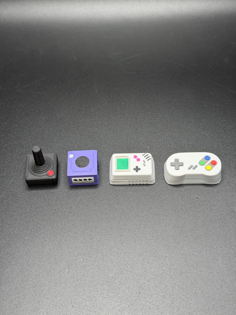 Handgemachte Konsolen Tastenkappen für Cherry MX, Artisan Tastenkappen, Gameboy, SNES, Atari Controller Geschenke für Sie & Ihn 3D Gedruckt Bild 10