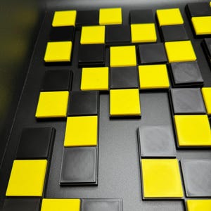 Antique Checkerboard Dissection Puzzle - 3D Printed Classic 1880s Style Brain Teaser Gift for Puzzle Lovers image 3