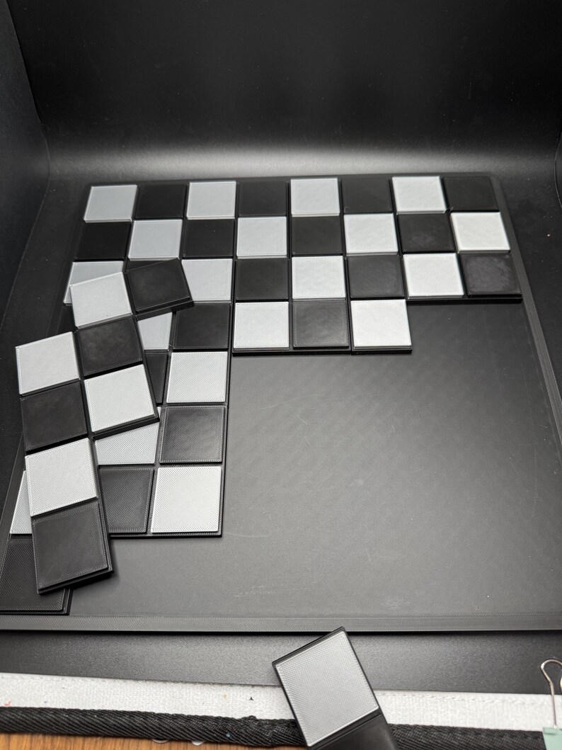 Adams Idiot’s Delight Checkerboard Puzzle - Modern Recreation of a Classic - Brain Teaser for All Ages - Fun & Challenging Mind Game image 7