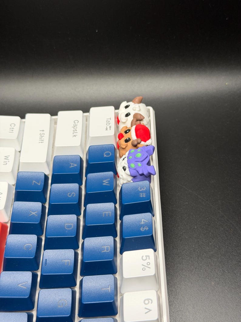 Handmade Poros Keycaps for Cherry MX, Artisan Keycaps, Poro, Baron Nashor, Reno, Gifts for Him & Her 3D Printed image 5