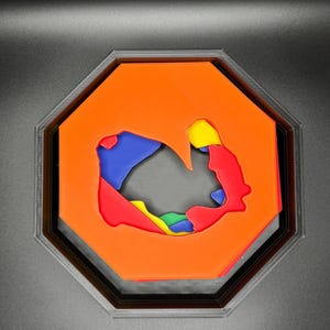 Konijnenpuzzel - Silhouettoscope, Question du Lapin, dubbelzijdige achthoeken, stapelbare leuke puzzel voor kinderen, perfect cadeau om te leren en spelen afbeelding 6