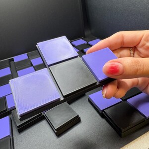 Checkerboard Dissection Puzzle by E. M. Wyatt - 3D Printed Classic 1946 Puzzle, Unique Gift for Puzzle Lovers & Brain Game Enthusiasts image 3