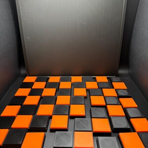 Checkerboard Dissection Puzzle by E. M. Wyatt - 3D Printed Classic 1946 Puzzle, Unique Gift for Puzzle Lovers & Brain Game Enthusiasts image 1