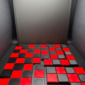 Checkerboard Dissection Puzzle - Battle Royale by Sam Loyd, Modern Recreation of a 1914s Classic, Great Gift for Puzzle Lovers of All Ages