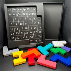 Tägliches Kalender-Puzzle - Mind-Sharping-Challenge | Bis zu 24x21 cm Hochwertiger Täglicher Spaß! Tolles Geschenk für Puzzle-Liebhaber jeden Alters Bild 3