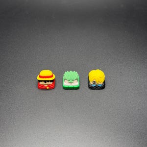 Teclas de anime hechas a mano - Mono, Sanji para Cherry MX - Personalizadas - Regalo perfecto para fans del anime imagen 6